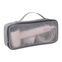 Professional Case For Curling Wands Hair Dryers Heat Resistant Lining Secure Zippered Storage Bag for Straightener rožinė
