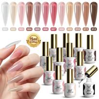 8-in-1 Base Gel Nail Glue Extension Repair Liquid Nail Tips Rhinestone Adhesive CPSR Nail Art Gel Nail Course Transparent Gel