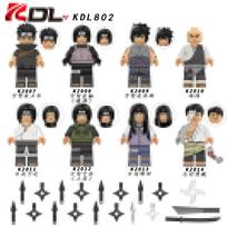 KDL802 Anime Naruto Uchiha Hyuga Minifigure Building Blocks Toy