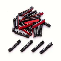 200pcs 22/31/37Mm Length Safety Brooch Pin Bar Blank Base & Adhesive Backing for Jewelry Making Name Tag Badges Replace Addition Length  31mm white