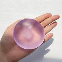 Handmade Coconut Oil Stress Balls Soft Squeezable Texture Portable Fidget Toy For Home Office Anxiety Relief Daily Relax Play gray