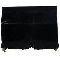 Aksominis pianino uždangalas Pianino klaviatūros pliušinis minkštas prabangus apsauginis nuo dulkių dangalas Dekoracija vertikaliam pianinui KC10 Klaviatūros priedai 1PC Velvet Piano Cover žalia