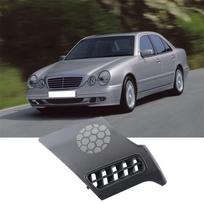 Juodas prietaisų skydelio ventiliacijos grotelių garsiakalbio dangtelis, dešinė pusė, skirtas Mercedes-Benz W210 E320 E43 gray