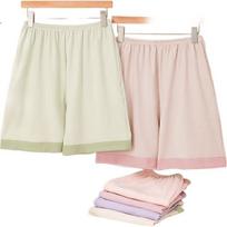 JOAE [100% Pure Cotton] Women's Five-Point Sleep Shorts, Casual Sports Pants, Loose-Fitting, Suitable for Outdoor Wear, Size M L white