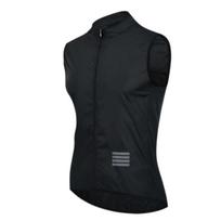 Unisex Vėjo nepraleidžianti, greitai džiūstanti dviratininko liemenė XS black