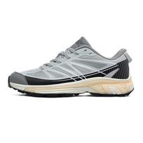 Men Outdoor Trail Running Shoes Sneakers Sports Shoes Trekking Hiking Walking Traveling Camping Climbing Luxury Designers 39 pilka spalva