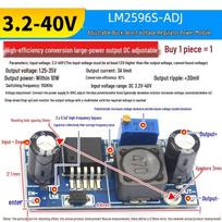LM2596S Adjustable DC-DC Buck Converter Module: 24V to 12V, 5V, 3.3V High Power Voltage Regulator