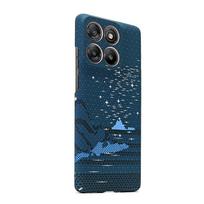 Case For Motorola Edge 60 Pro Moto Edge 60Pro For Magsafe Magnetic Carbon Fiber Striped Pattern PC Lightweight Hard Cover Motorola Edge 60 Pro black