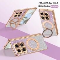 Moto Razr Fold Case With Magnetic Kickstand Shockproof PC Cover In Purple Gold Pink Black Moto Razr Fold rausva