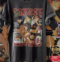 Cowboy Bebop anime t shirt All Size Vintage Unisex Shirt XL