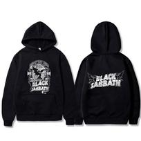 Heavy Metal Rock Band Black Sabbath Ozzy Osbourne Master of Reality Lord of This World Hoodie Men's Vintage Oversized S gray