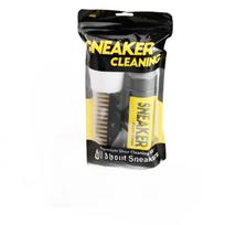 Mild Formula Waterless Foam Shoe Cleaner Kit for Sneakers Boots Suede White Shoes Safe Quick Dry with Brush Cloth Travel Friendl gray