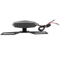 1Pc Motorcycle Dirt Bike LED Tail Brake Light License Plate Mount Holder Bracket Red Blue Light juoda