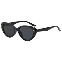 Retro Trendas Katės Akies Saulės Akiniai Moterims Vyrams Vintage Mada Prabangūs Saulės Akiniai vakarėliui Vairavimui Kelionei Vyriški Moteriški Akiniai UV400 black