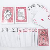 Little Devil's Magic Prophecy Playing Cards - Stickman Seekers Children's Toy blue