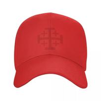 Custom Jerusalem Kingdom Cross Baseball Cap Hip Hop Unisex Women's Adjustable Knights Templar Crusades Dad Hat Autumn Snapback Hats Baseball Cap