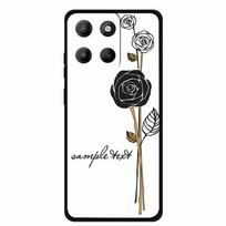 3D Emboss Case For Motorola G86 Power Phone Case Flowers Silicone Soft Back Cover For Motorola Moto G56 G86 Case G 86 G 56 Coque Moto G56 black