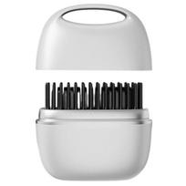Multifunctional Mini Brush For Straightening And Curling Hair Effortless Styling Size balta