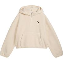 PUMA Velvet Jackets Women's Ecru Hooded Moderate 633983-87 XL beige