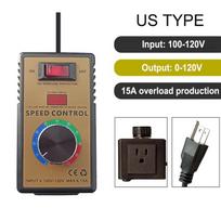 Electronic Voltage Regulator 110V or 220V AC Motor Speed Controller LED Temperature and Light Regulation US EUR UK AUS Plug US type