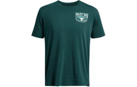 Under Armour Project Rock T Shirt Men's Moss Green 1383221-449 L black