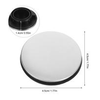 2Pcs Premium Stainless Steel Sink Hole Cover Kitchen Sink Basin Cover 31-40Mm Universal Fit Leak Proof Faucet Hole Seal Easy white