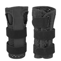 Breathable Mesh Wrist Brace with Removable Splint and Adjustable Compression Strap Black