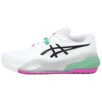 Asics Gel Resolution X 2E Wide White Aurora Green Men Sneakers 1041A487-103 40.5 white