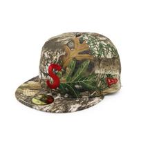 Supreme Gold Cross S Logo New Era RealTree Camo 7 5/8 gray