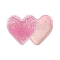 Portable PVC Heart Shaped Ice Pack Gel Heart Shaped Hot Cold Pack Reusable Gel Pad Face Use rožinė