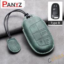 For Jeep Renegade Compass Grand Cherokee Keychain Protector Accessory 2 3 4 Buttons Car Smart Remote Key Cover Case Shell Holder gray