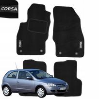 Velour floor mats for opel corsa c 2000 -2006 car mats embroidery b