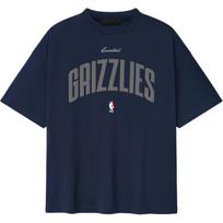 Fear of God Essentials NBA Memphis Grizzlies 90s Fit Tee Midnight Navy Unisex Tops Blue 125EU264204F XL gray