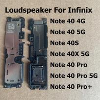 Garsiakalbis Infinix Note 40 40S 40X Pro Pro+ Plus 4G 5G Garsiakalbis Garsinis signalizatorius Skambučio Flex laidas Remontas Note 40 4G gray