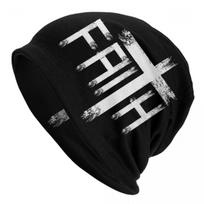 Custom God Preacher Jesus Believer Christian Bonnet Hats Knitted Hat Autumn Faith Christianity Religious Skullies Beanies Caps One Size white