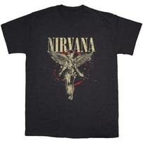 Nirvana Angel Graphic T Shirt Grunge Rock Vintage Streetwear Unisex Oversized Tee Retro Band Fan Y2k Hip Hop Casual Short Sleeve S