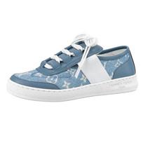 LOUIS VUITTON Lous Sneakers 'Denim Monogram' Women's 1AB32H white