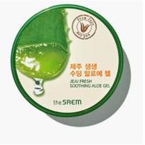 The Saem Jeju Fresh Aloe Soothing Gel 95%, 300ml, 3 pcs green