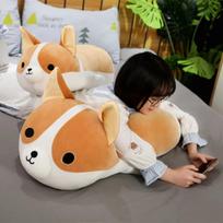 40CM Mielas Katės ir Japonų Shiba Inu Šuo Pliušinis Pagalvė Didelės Kimštos Gyvūnų Lėlės Puiki Miego Pagalvė Mesti Pagalvę 40cm