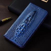 For OPPO Find X9 Pro X9Pro 5G Flip Case 3D Crocodile Head Magnetic Cover Luxury Cowhide Genuine Leather Card Pocket Wallet Cases For Find X9 brown