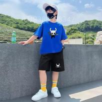 Summer T-Shirt Hollow Knight Game Boy Casual Sets Outfits Children's Short Sleeve Shorts 2pcs 110