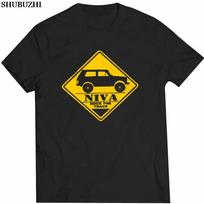 Arrival Men'S T Shirt T-shirt LADA NIVA Evolution WAZ Car Off-road 4x4 Cotton Brand T-Shirts L yellow