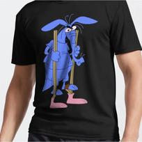 Juokingi skruzdėlės ir aardvarko marškinėliai Juodi T-shirt visi dydžiai S 5xl Xb509 4XL blue