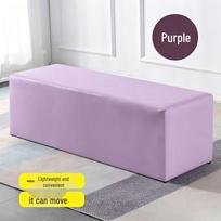 Minkštų odinių vaikiškų baldų komplektas: sofa ir pufas, skirtas ikimokyklinukams 40 x 40 x 40 cm gray