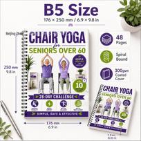 TEMU Chair Yoga Planner for Seniors B5, 257*182 mm gray