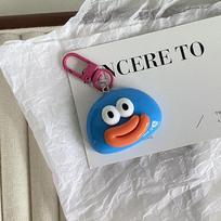 Geometric Big Mouth Keychain Cute Car Pendant Resin Doll Student Couple Schoolbag Bag Pendant Accessories gray