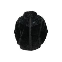 Nike Leopardinis Raštas Panelė Logotipo Spausdinimas Užtrauktuku Striukė Vyriška Viršutinė Apranga Juoda DH6683-010 XL black