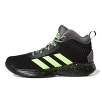 Adidas Cross Em Up 5 Comfortable Versatile Durable Mid-Top Kids Basketball Shoes Kids Sneakers S29005 28 black