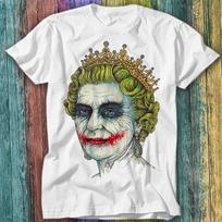 Banksy Queen Joker Street Art Urban Painting Anarchy T Shirt Top Tee 193 2XL gray