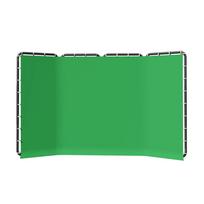 2.4x4M  7.87x13.12FT Large Collapsible Backdrop Stand Heavy Duty with Green Backdrop Green Screen Backdrop Kit with žalia